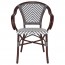 Santorini Chevron Wicker Outdoor Arm Chair