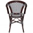 Santorini Chevron Wicker Outdoor Arm Chair