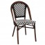Santorini Chevron Wicker Outdoor Chair