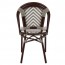 Santorini Chevron Wicker Outdoor Chair