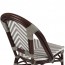 Santorini Chevron Wicker Outdoor Chair