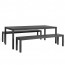 Contemporary Beer Garden Outdoor Table and Bench Set