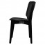 Silvia Black Frame Dining Chair with Upholstered Back Rest
