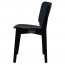 Silvia Black Frame Dining Chair with Upholstered Back Rest