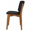 Silvia Light Oak Frame Dining Chair Fully Upholstered