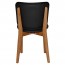 Silvia Light Oak Frame Dining Chair Fully Upholstered