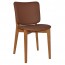 Silvia Light Oak Frame Dining Chair Fully Upholstered