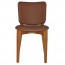 Silvia Light Oak Frame Dining Chair Fully Upholstered