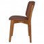 Silvia Light Oak Frame Dining Chair Fully Upholstered