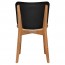 Silvia Light Oak Frame Dining Chair with Upholstered Back Rest