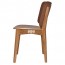 Silvia Light Oak Frame Dining Chair with Upholstered Back Rest