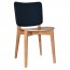 Silvia Light Oak Frame Dining Chair with Upholstered Back Rest