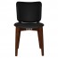 Silvia Light Walnut Frame Dining Chair Fully Upholstered