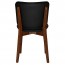 Silvia Light Walnut Frame Dining Chair Fully Upholstered