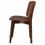 Silvia Light Walnut Frame Dining Chair Fully Upholstered