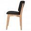 Silvia Natural Frame Dining Chair Fully Upholstered