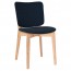 Silvia Natural Frame Dining Chair Fully Upholstered