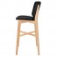 Silvia Natural Frame Bar Stool Fully Upholstered 77cm