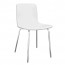 Skylar Poly Chair Chrome Legs