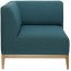 Snug Upholstered corner Chair B-1515