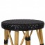 Sorrento Wicker Outdoor Bar Stool Black Stackable 75cm
