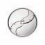 Stainless Steel Shredding Disc With S-Blades 6X6 Mm (Can Also Be Used For Chips)
