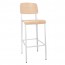 Standard Bar Stool White Oak Prouve Jean Replica 68cm