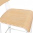 Standard Bar Stool White Oak Prouve Jean Replica 68cm