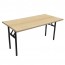 Modern Folding Table Collapsible Steel Frame