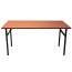 Modern Folding Table Collapsible Steel Frame