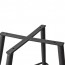 Scandi Fabric Tub Bar Stool Metal Legs