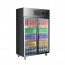 SUCG1000B FED Double Door Upright Display Fridge (Black) SUCG1000B