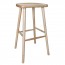 Swiss Tractor Seat Wooden Bar Stool 75cm