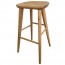 Swiss Tractor Seat Wooden Bar Stool