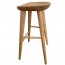 Swiss Tractor Seat Wooden Bar Stool