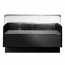 Tecnodom Serie MR80 Black 1520mm Wide Deli Display with Storage and Castors TDMR-0815B