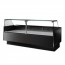 Tecnodom Serie MR80 Black 2480mm Wide Deli Display with Storage and Castors TDMR-0825B