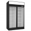 Thermaster Black Upright Double Glass Door Freezer LG-1006DF