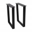 Trapezoid Steel Table Legs Set of 2
