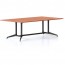 Typhoon Meeting Table with Black Legs
