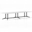 Typhoon Meeting Table with Black Legs