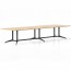 Typhoon Meeting Table with Black Legs