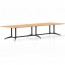 Typhoon Meeting Table with Black Legs