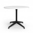 Typhoon Round Meeting Table with Black Legs