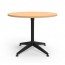 Typhoon Round Meeting Table with Black Legs