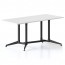 Typhoon Meeting Table with Black Legs