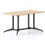 Typhoon Meeting Table with Black Legs