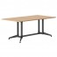 Typhoon Meeting Table with Black Legs