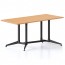 Typhoon Meeting Table with Black Legs