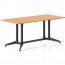 Typhoon Meeting Table with Black Legs